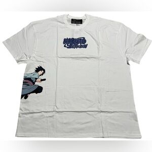 REASON Naruto Sippuden‎ Anime men’s graphic T-Shirt Hipster white size 3XL